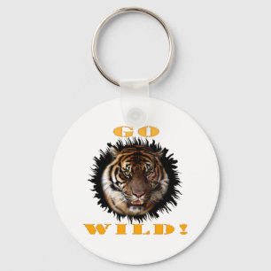 Go Wild Tiger Keychain