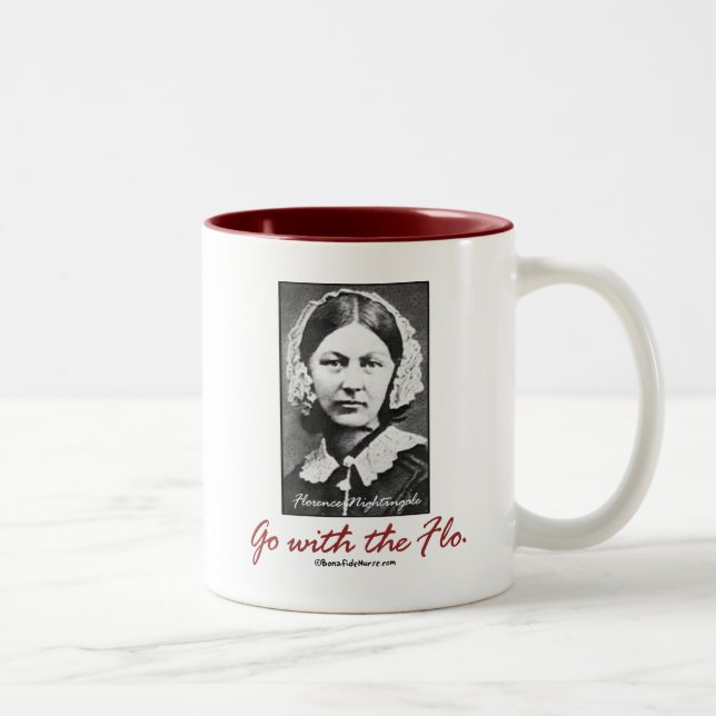 Go with Florence Nightingale Two-Tone Coffee Mug (Right)