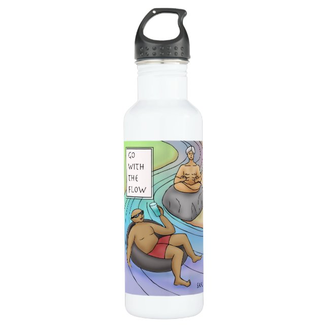 Go With The Flow 710 Ml Water Bottle (Front)