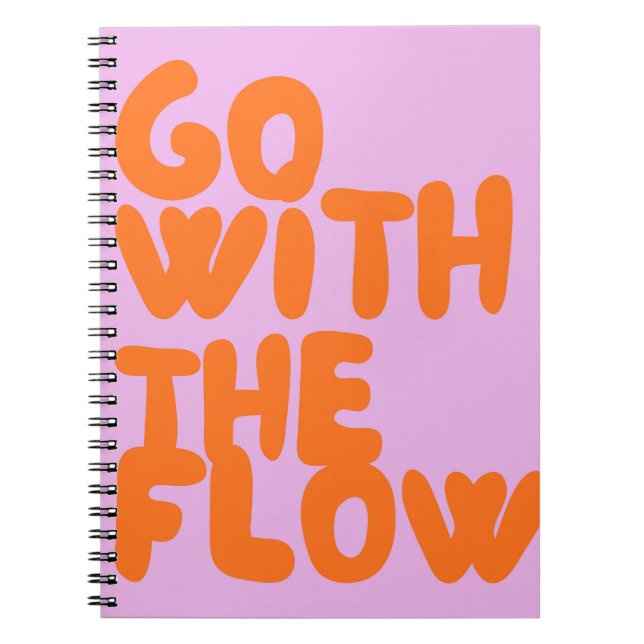 Go with the Flow Notebook (Front)