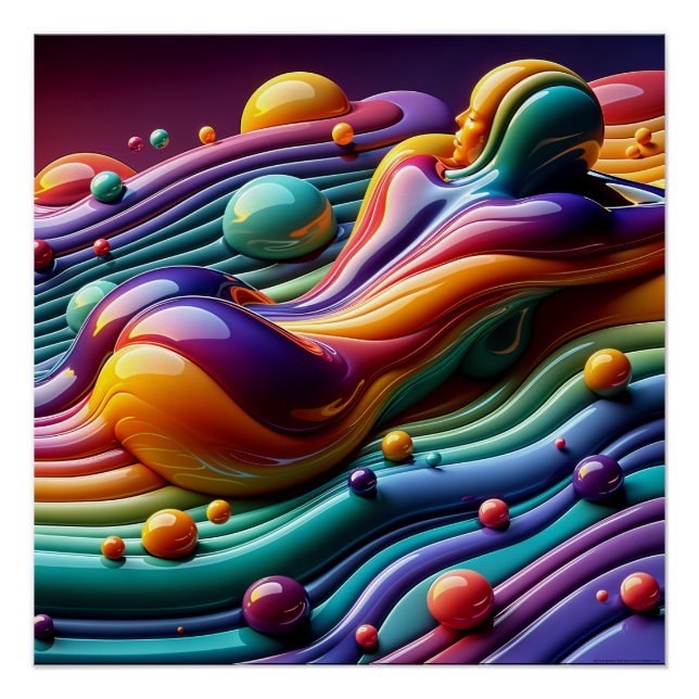 Go With The Flow Poster (Front)