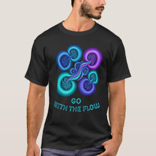 Go With The Flow – Soothing Colourful Flow Graphic T-Shirt