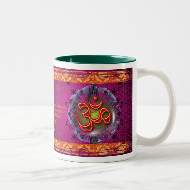 Go with the flow Two-Tone coffee mug (Right)