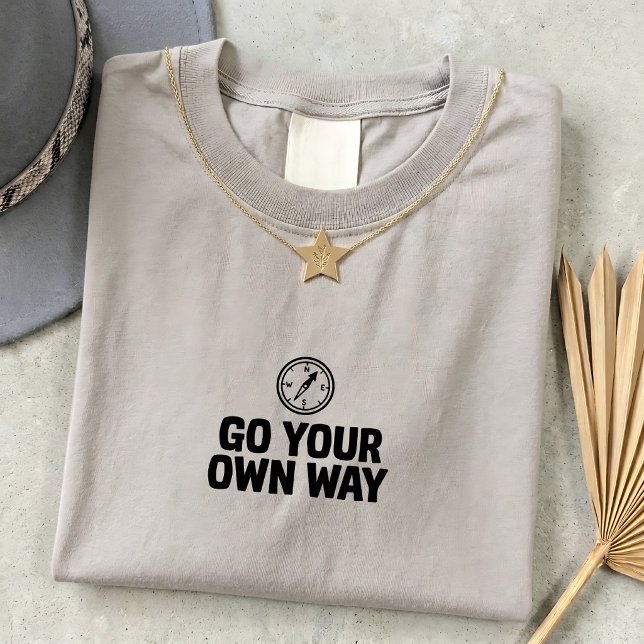 Go Your Own Way Unisex Graphic Tee (Creator Uploaded)