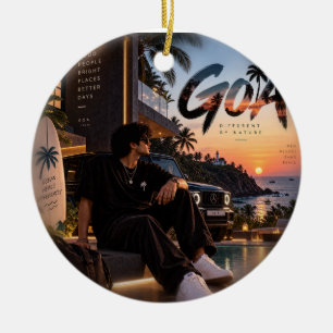 Goa • Different By Nature • Good People Bright Pla Ceramic Ornament