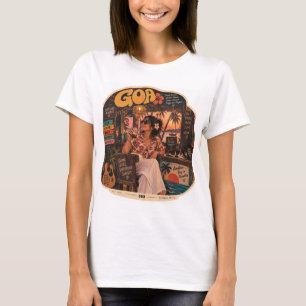 Goa — Girl on the Bar, Coastal Nightlife Vibes 🍻 T-Shirt