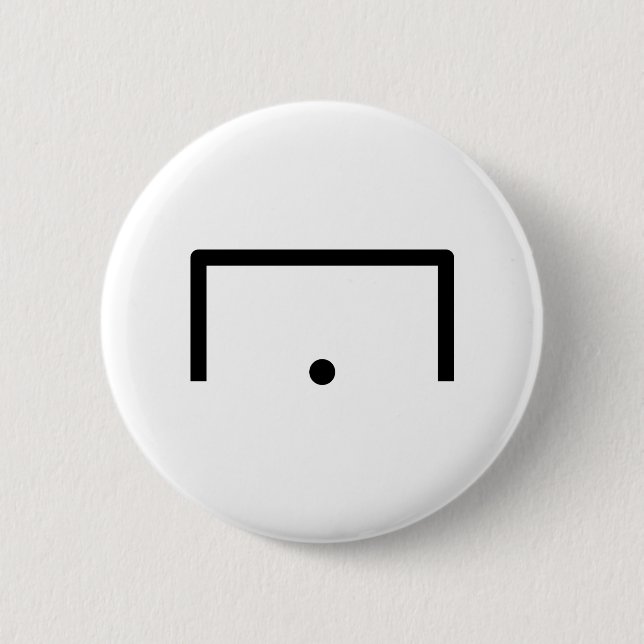 Goal 2 Inch Round Button (Front)