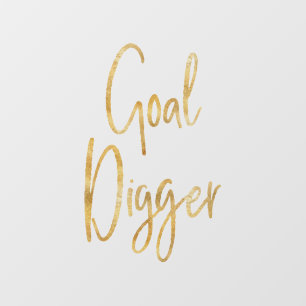 Goal Digger Speck Window Cling