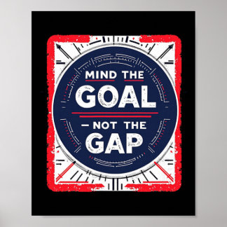 Goal Gap Soccer Footbyll Poster