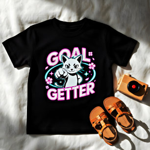 Goal Getter Fierce Cat Lover Gift T-Shirt