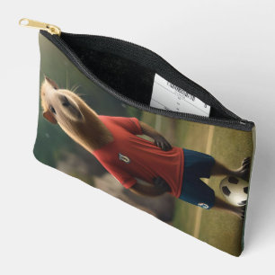 "Goal Getter: The Soccer Star Capybara" Accessory Pouch