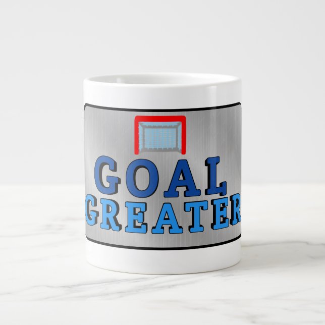 Goal Greater  Large Coffee Mug (Front)
