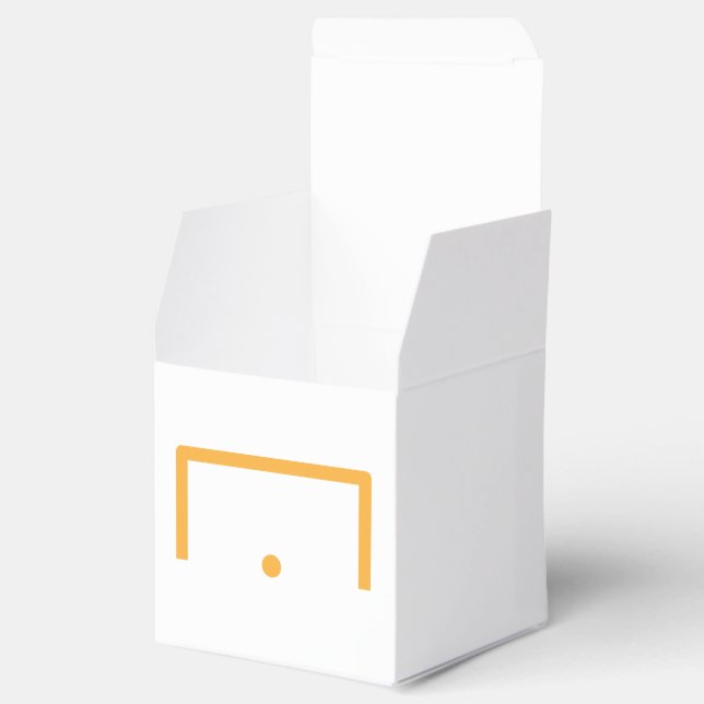 Goal Heart 2x2x2 Favor Box (Opened)