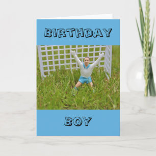 Goal Keeper Birthday Boy Card