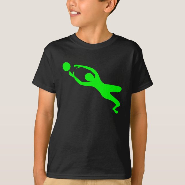 Goal Keeper - Green T-Shirt (Front)