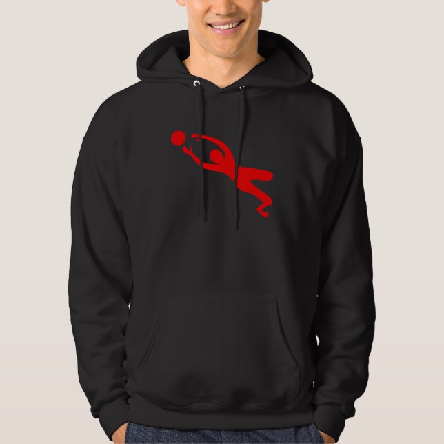 Goal Keeper - Red Hoodie (Front)