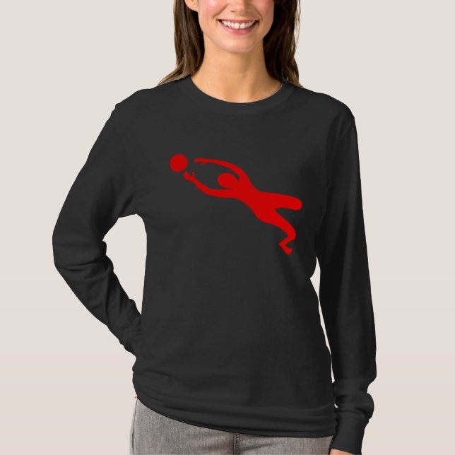 Goal Keeper - Red T-Shirt (Front)