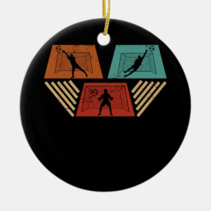 Goal Keeper Soccer Goalie Athlete Goalkeeper Goalk Ceramic Ornament
