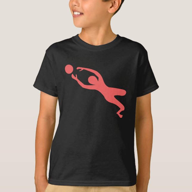 Goal Keeper - Tropical Pink T-Shirt (Front)