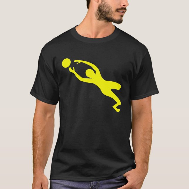 Goal Keeper - Yellow T-Shirt (Front)