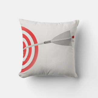 goal motivation target board business throw pillow