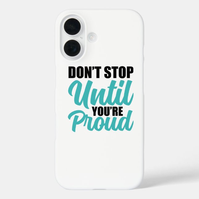 Goal-Oriented Achievement Quote Case-Mate iPhone Case (Back)