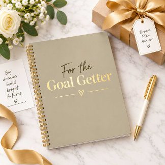 Goal Planner Journal | Daily Planner Notebook