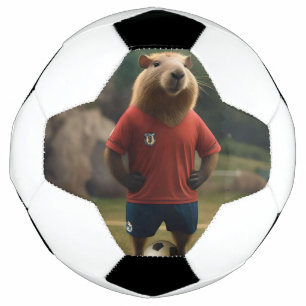"Goal-Scoring Capybara: The Ultimate Soccer Star!" Soccer Ball