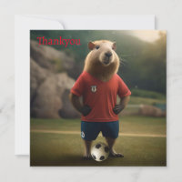 "Goal-Scoring Capybara: The Ultimate Soccer Star!"