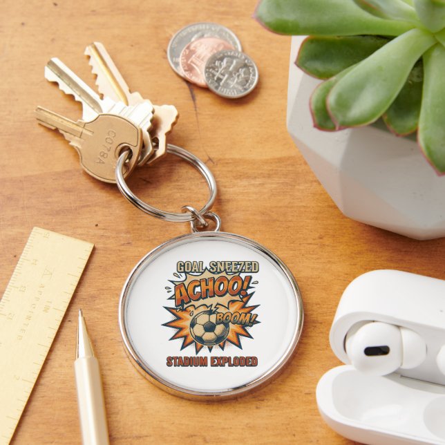 Goal Sneezed Stadium Exploded Keychain (Desk)