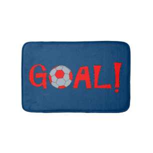 Goal - Soccer Bathroom Accessory - Bath Mat