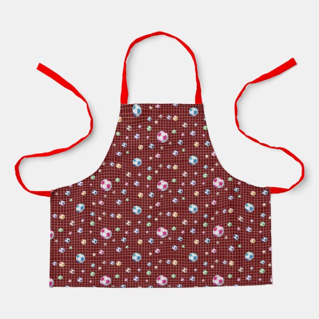 Goal Soccer Pattern Apron (Front)