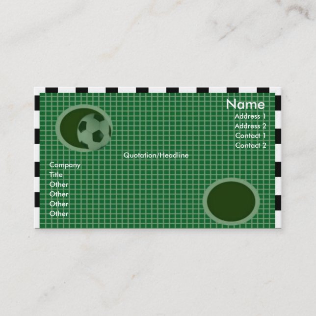 Goal Wall Profile Card (Front)