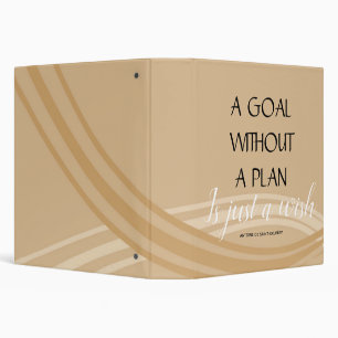 Goal Without a Plan Carmel Swish Binder