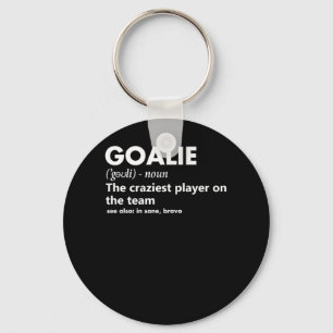Goalie Goalkeeper Definition Soccer Hockey Keychain