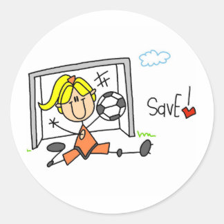 Goalie Makes The Save Sticker