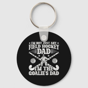 Goalie's Dad Field Hockey Dad Field Hockey Player Keychain
