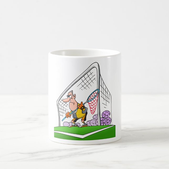 Goalkeeper de la caricature Mug (Créateur téléchargé)