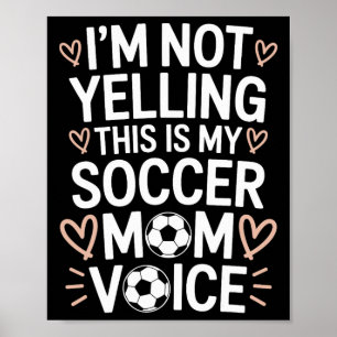 Goalkeeper Lover Mom, This Is My Soccer Mother Voi Poster