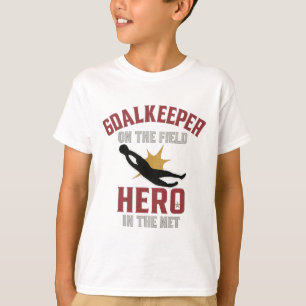 Goalkeeper On Field Hero In Net Soccer Graphic T-Shirt