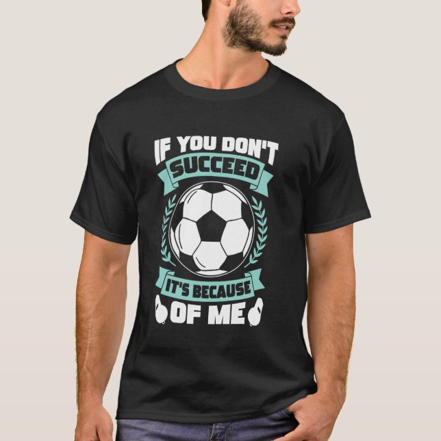 Goalkeeper Soccer Goalie T-Shirt (Front)