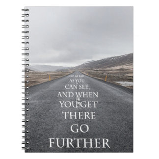 Goals and dreams motivational quotes notebook