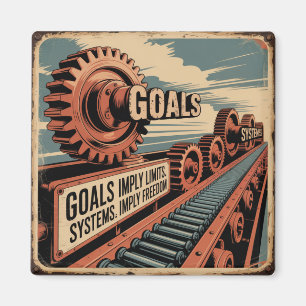 Goals Imply Limits. Systems Imply Freedom Magnet