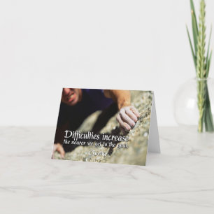 Goals Motivational Note Card