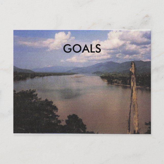 GOALS POSTCARD (Front)