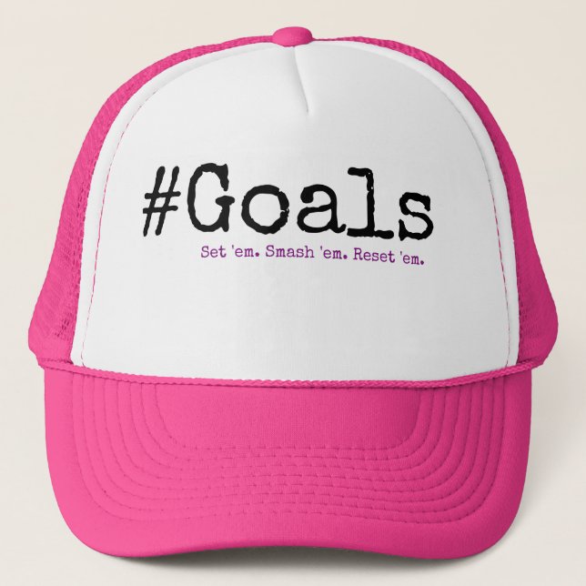 #Goals Trucker Hat (Front)