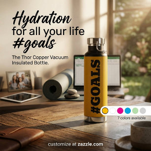 #GOALS WATER BOTTLE