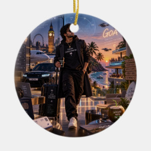 Goan Londonkar • Two Cities One Soul • Same Roots Ceramic Ornament