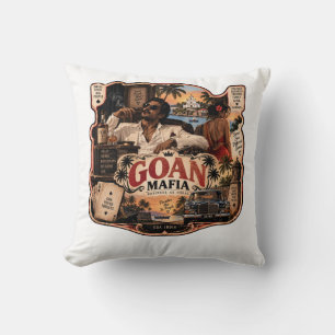 Goan Mafia – Goa Pride Throw Pillow