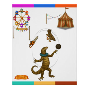 Goanna juggler poster